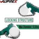 AUPREX 24 Inch Heavy Duty Chain Oil Filter Wrench, Adjustable Long Handle Tool Fits Max 12.6 Inch Diameter