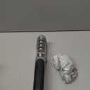 Longzon 5-in-1 Knife Sharpener [4 Stage] with a Pair of Cut-Resistant Glove,Original Premium Polish Blades, Best Kitchen Knife Sharpener Works for Fruit and Steel Knives, Scissors(Black+Silver)