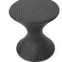 Christopher Knight Home Franklin Outdoor Wicker Hourglass Side Table, Multibrown