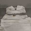 Womens 2 Piece Outfits Sexy Club Outwear Night Out Crop Top and Bodycon Skirt Set Dresses (Large, 903 White)