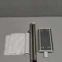 Mini Sweeper Mop, Masthome Reusable Clamp Mop with Short Stainless Steel Handle, 1 Second Installation, Flat Dust Mops for House Wall, Bathroom, Windows, Corners, Includes 1 Sweeping Cloth