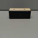 Sopicoz Wood Bed Risers (Black, 2 inch), 4 pcs