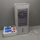 Evaporative Air Cooler Portable: Fans That Blow Cold Air for Room, Bedroom, Indoor, Office - Swamp Cooling Fan with 19ft Remote, 12H Timer, 30dB Quiet, 3 Speeds, 2.1Gal Water Tank, Ice Pack