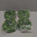 4 Pcs Christmas Boxwood Wreath Artificial 10 Inch Green Leaves for Front Door Cabinets Wreath Indoor Outdoor Wall Decor Christmas Wall Home Kitchen Decoration