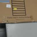 Large 126 Minifigures Miniature Display Case ,LED Building Block Toy Collectibles Display Box , Wall Mount Figure Display Cabinet with Acrylic Protected Clear Lockable Door