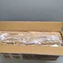 12x12in Storage Baskets Set of 4 Water Hyacinth Baskets, Foldable Handwoven Storage Cubes, Wicker Cube Baskets Laundry Organizer Totes for Home