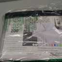 ELINEN Queen Percale Bed Sheets, 200 Thread Count Cotton Polyester Blend Sheet Set,Wrinkle Free,Breathable,Crisp Refreshing Feeling, 60 Cotton 40 Polyester Cotton Rich Sheets 4 PC (Light Gray,Queen)