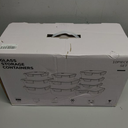 10-Pack Glass Food Storage Containers with Tempered Lids  Borosilicate, Airtight, Oven-Safe (-4F~950F), BPA-Free, 4.4 & 1.6 Cup, Leak-Proof, Dishwasher Safe (Pink)