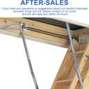 Attic Ladder Spreader Hinge Arms 55-2 for After 2010 Werner Mk 5, WU2210, W2208, W2210, Only The Hinged Arm, Heavy Duty Thick Zinc