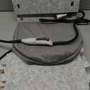 Large Heated Cat House for Indoor Outdoor Cats,with Timer & Temp Adjustable Pet Heating Pad Bed Included,Foldable Dog House23 * 12 * 13inch (grey)