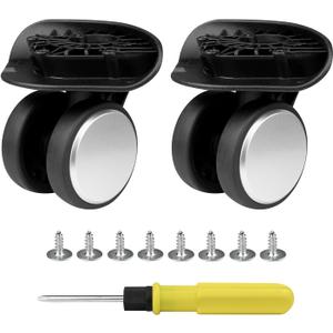 Wheels Replacement Kit for Samsonite Freeform Hardside Carry On Suitcase Luggage(2 Pack)