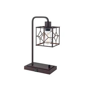 Glitz lamp Industrial Touch Table Lamps for Bedrooms, 8.5"5.2"16