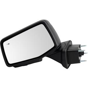 TRQ Driver Side Power Heated Folding Mirror Textured Black with Memory Puddle Light Compatible with 2019-2021 GMC Sierra 1500 2022 Sierra 1500 Limited