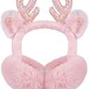 Surblue Cute Animal Earmuffs Winter Warm Outdoor Ear Covers Headband Fur Earwarmer