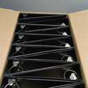 Office Essentials Economy View 3 Ring Binders, 2" Round Rings, 2.8" Spine, 375-Sheet Capacity, Black Binders (12-Pack of 03429)