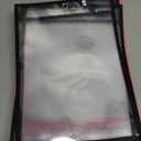 50 Packs Dry Erase Pocket Sleeves, Reusable Clear Plastic Classroom Sleeves, 10x14 Inch Ticket Holders, for School/Office Organization