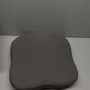 Desk Chair Cushion, Adult Car Booster Seat for Driver, Non-Slip Memory Foam Seat Pad to Raise Height 3.9in for Short People Driving, Washable, 17.7x17.7in,Grey