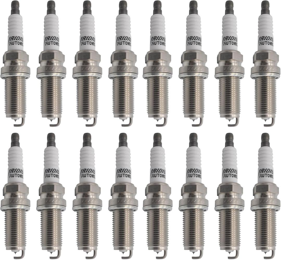 Autowxjq Iridium Spark Plug 16pcs Replace Chrysler Dodge Jeep Ram 4.7L 5.7L 6.4L V8