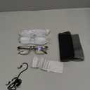 Lcbestbro 3 Pack Business Blue light Blocking Reading Glasses for Men, 1.0 Metal Readers