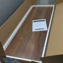 12" Deep Walnut Floating Shelves,Over Toilet Long Wall Mounted Modern Farmhouse 36 inches,Wall Shelves with Invisible Brackets for Bedroom, Bathroom, Living Room, Kitchen, Set of 1