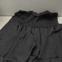 MakeMeChic Women's Plus Size Floral Layered Rompers Jumpsuits Strapless Tube Top (XX-Large Plus, Black)