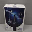 Oral-B iO Deep Clean + Whiten Rechargeable Electric Toothbrush with Visible Pressure Sensor, 2 Minute Timer, 5 Cleaning Settings, 1 iO5 Limited, 3 Toothbrush Heads, Travel Case & Refill Holder, Black