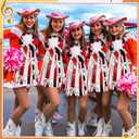 3 Rolls 75 Yards Drill Team Homecoming Mum Ribbons Gold Foil Sports Ribbon Crafting Sewing DIY Crafts Drill Team Cheerleader Gifts for Homecoming Week Party Decorations