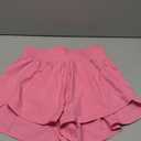 Stelle Women 2 in 1 Running Shorts High Waisted Athletic Shorts Gym Workout Shorts with Liner Zipper Pockets, size small