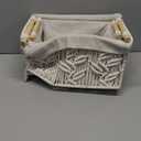 HOSROOME Storage Baskets for Shelves Organizing Gift Basket Empty Woven Baskets for Closet Boho Decor Basket for Bathroom Living Room Bedroom,White