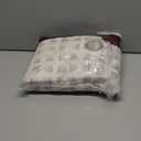 jinchan Beige Linen Textured Curtains 84 Inch Long 2 Panels for Living Room Grommet Top Light Filtering Window Drapes for Bedroom Heathered Beige