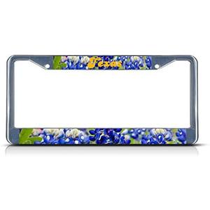 Texas Blue Bonnet Texas Flower License Plate Frame Tag Holder Cover