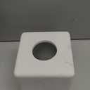 Hymmah Modern Square Tissue Box Cover Holder,Bathroom Accessories Decor Unique Design Tissue Box Cover for Bathroom Vanity Counter Tops Also Great for Bedrooms and Living Rooms