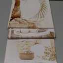 Nachic Wall Neutral Bathroom Canvas Wall Art Decor Boho Botanical Picture Prints Modern Light Beige Zen Spa Wall Decoration