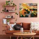 ECOIOU DIY Canvas Stretcher Bars 24X36 Inch Canvas Frame, Sturdy Stretcher Frames for Oil Paintings, Prints, Paint by Numbers & Posters, Thickness 11/16" x Width 1-1/2" (Need Extra Size to wrap Around The Frame)