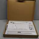 Hand Towel Holder Chrome for Bathrooms Vanity Countertop 2-Tier Towel Rack Free Standing with Thicken Marble Base, Polished Stainless Steel AN7003CH