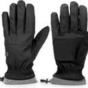 Winter-Ski-Gloves for Men Women Warm Touchscreen-Waterproof-Snow Gloves for Skiing Cycling Driving (Medium, Black With Buckle)