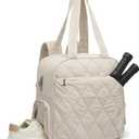 G4Free Pickleball Tote Bag, Pickleball Backpack for Women Men | Pickleball Tote Bag with Shoe Compartment and Waterproof Pocket