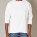 Hanes Men's Beefy Long Sleeve Shirt, 1 or 2 Pack (White, XL)
