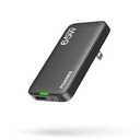 POANES 65W Flat USB Wall Charger, 3 Port USB Wall Charger with Type C and A, Ultra-Slim GaN Block PD3.0&PPS, Foldable Plug for Travel for iPhone 15, Samsung, Tablets and More