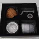 Whiskey Smoker Kit with Torch - 6 Flavors Wood Chips, 2 Glasses, 2 Ice Ball Molds - Cocktail Smoker Infuser Kit, Old Fashioned Drink Smoker Kit, Birthday Bourbon Whiskey Gifts for Men,Dad(NO Butane)