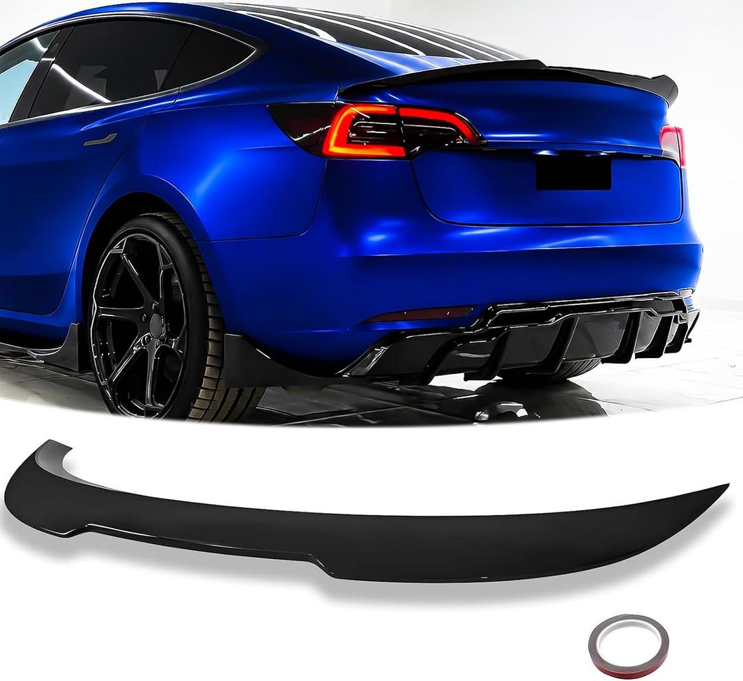 Duckbill Rear Spoiler Lip Compatible with 2017-2023 Tesla Model 3