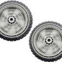 2 Pcs 8" 634-0190A 734-04581 Wheels for Craftsman Troy Bilt MTD Huskee Yard Man Lawnmower Wheel