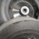 Heavy Duty Panel Dolly Roller 1100LBS Capacity Door Cart with 10" Solid Rubber Wheels,Adjustable Clamp Panel Cart with Handle, All Terrain Slab Dolly for Drywall Sheet Heavy Material-Black