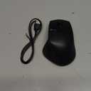 iClever Wireless Mouse with Bluetooth or USB Receiver, 5 Adjustable 2400DPI Rechargeable Computer Mice, Wireless Mouse for Laptop, iPad, MacBook, Tablet, PC (Black-Gold)