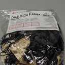 Fun Costumes Girls Gold and Black Flapper Dress 1920s Flapper Dress, S