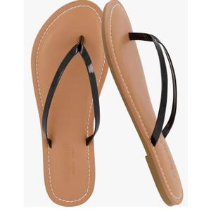 CUSHIONAIRE Cora Flip Flops for Women | Vacation Beach Essentials | Casual Women Footwear Sandals with Wide Widths 9.5