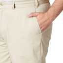 Nautica Men's Big and Tall Twill Flat-Front Pant, 42"W x34"L
