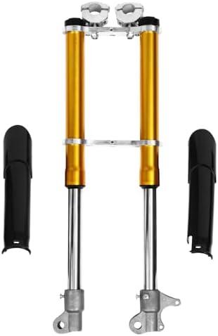 COSMEVIVI Easy Install Razor Front Forks Shock Absorption for Motocross Great for Replacing Old or Broken Forks