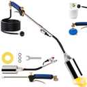 Propane Torch Weed Burner, Weed Torch Propane Burner for Outside, Blow Torch Gun for Propane Tank Weeds with 10FT Hose