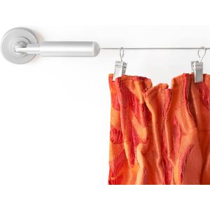 Wire Curtain Hanging System - 16ft Stainless Steel Room Divider Rod | Willow & Eva